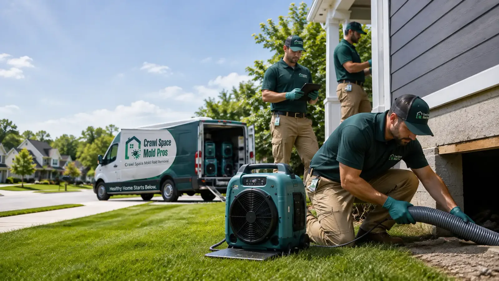 Crawl Space Mold Removal in Edgar, WI